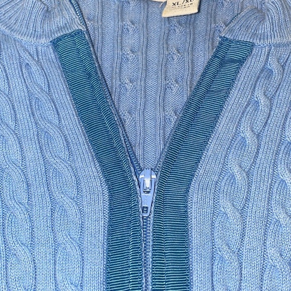 Women's Tommy Hilfiger Zipper Cardigan Long Sleeve Sweater XL - Picture 6 of 10